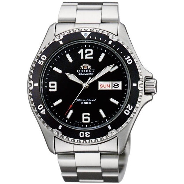 orient white dial diver