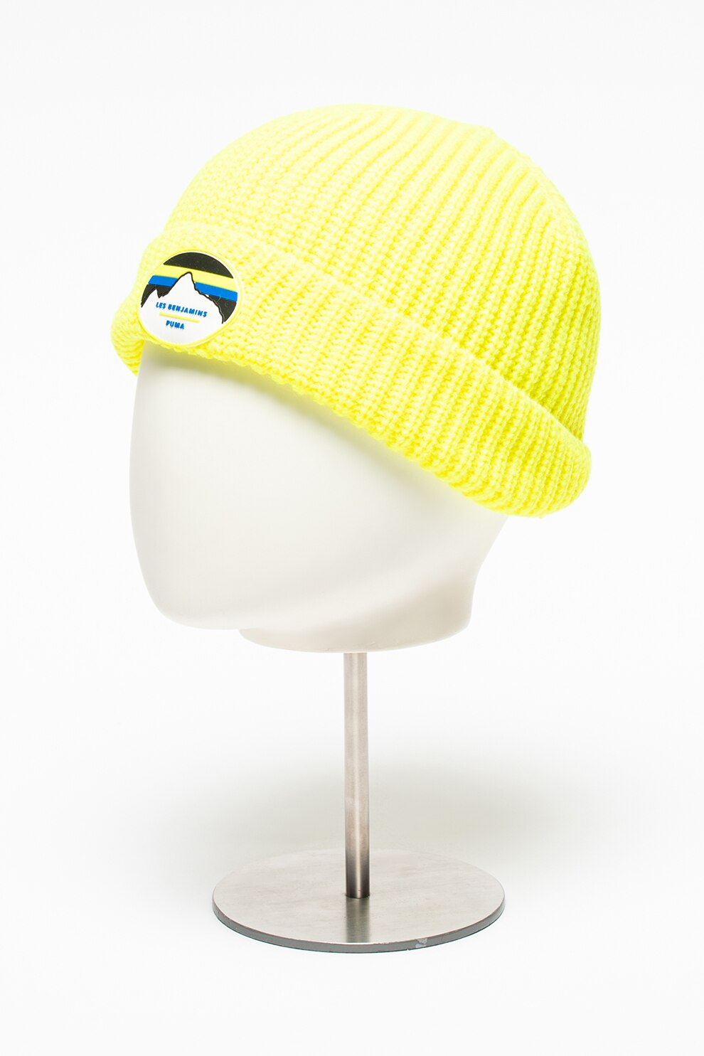 Puma, Caciula cu striatii si aplicatii Les Benjamins, Verde neon