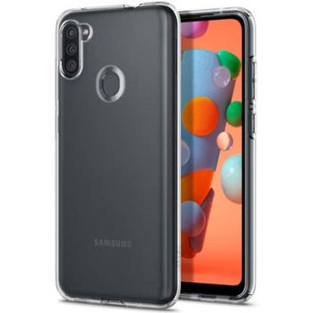 Spate din silicon Ultra Slim pentru Samsung Galaxy A11, transparent, 0,5 mm Spate din silicon Ultra Slim pentru Samsung Galaxy A11, transparent, 0,5 mm