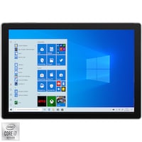 Laptop 2 in 1 Microsoft Surface Pro 7 cu procesor Intel Core i7-1065G7 pana la 3.90 GHz, 12.3", Pixel Sense, Touch, 16GB, 512GB SSD, Intel Iris Plus Graphics, Windows 10 Home, Silver