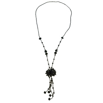 Colier din margele pentru dama Mini junior GB-16, Negru Colier din margele pentru dama Mini junior GB-16, Negru