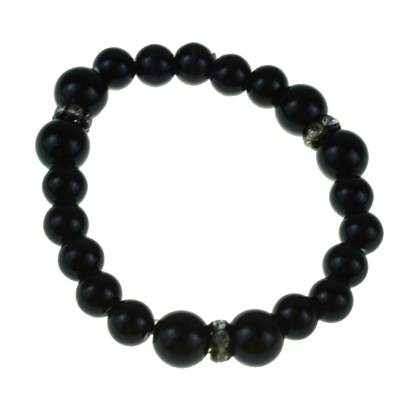 Bratara din margele Mini Junior GB-6, Negru