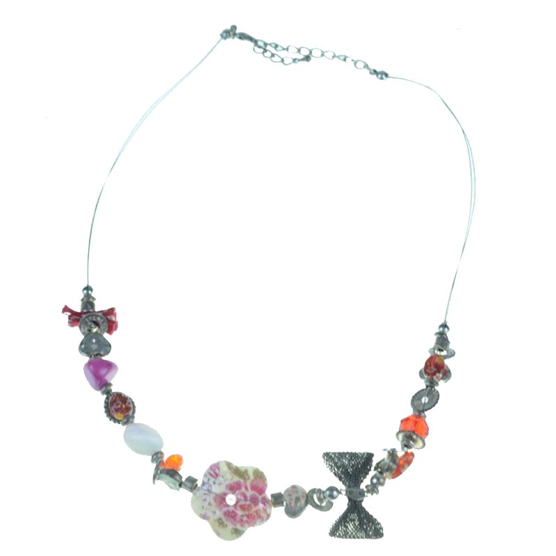 Colier din margele pentru dama Mini junior GB-27, Multicolor