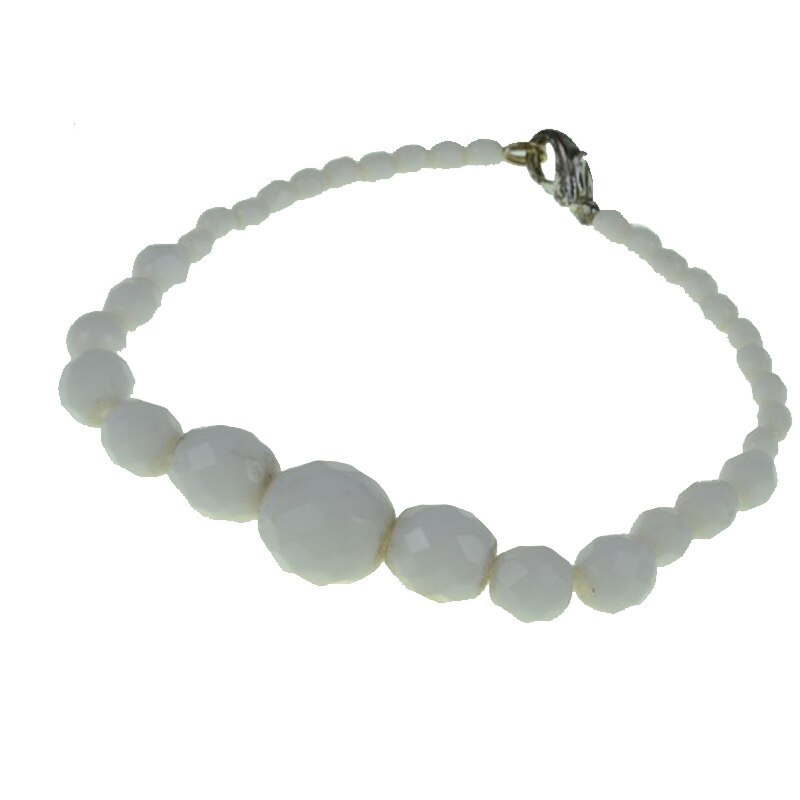 Bratara din margele Mini Junior GB-3, Alb