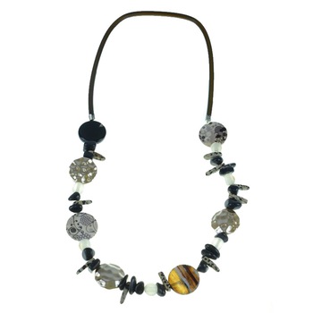 Colier din margele pentru dama Mini junior GB-25, Multicolor Colier din margele pentru dama Mini junior GB-25, Multicolor