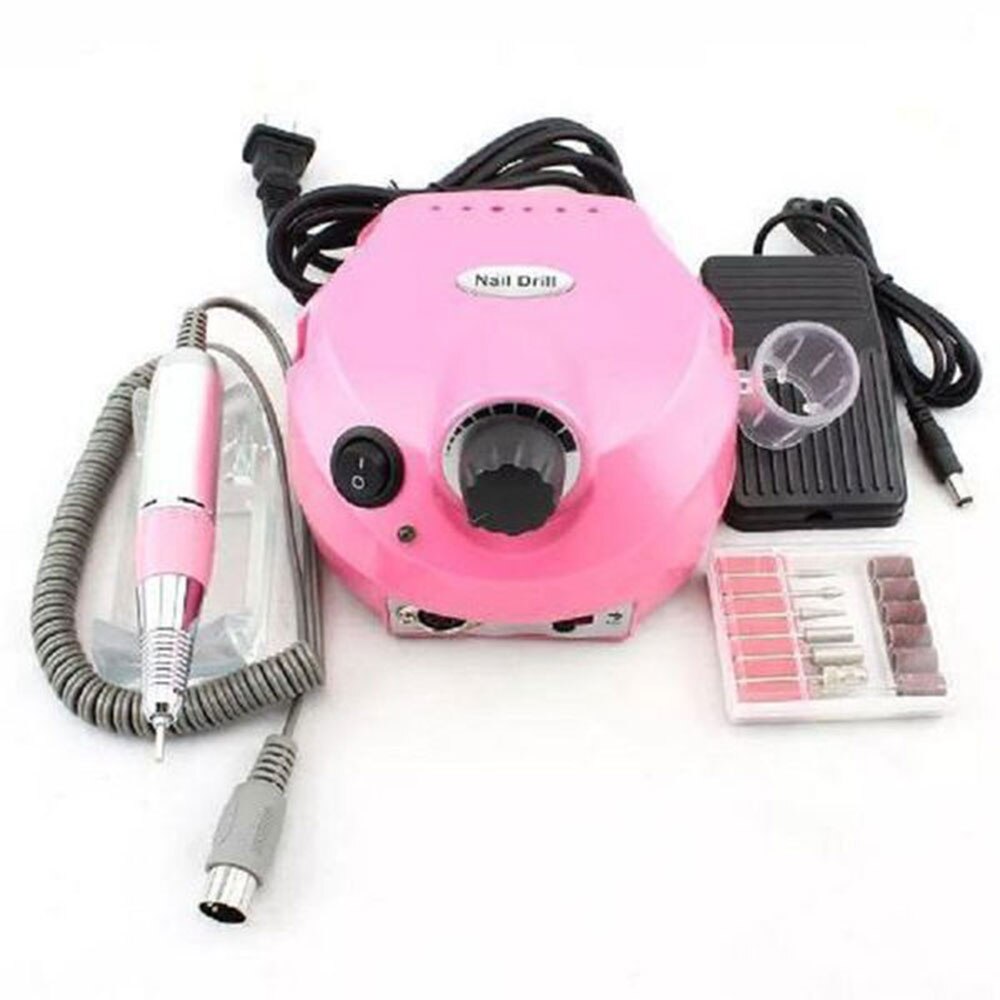 Pila electrica, freza unghii, roz, 30.000 rpm, 30 W, DR202-PK