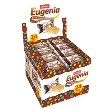 Biscuiti Eugenia cu crema lapte si vanilie 24x36g, 864g