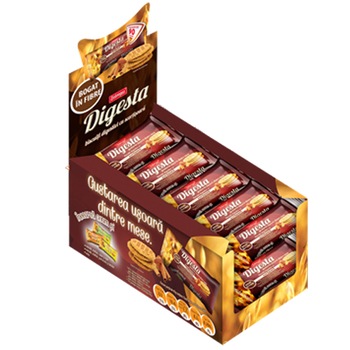 Biscuiti Digesta cu scortisoara 10x90g, 900g Biscuiti Digesta cu scortisoara 10x90g, 900g