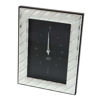 Ceas Argintat Silver Lines 13 x 17 cm Ceas Argintat Silver Lines 13 x 17 cm