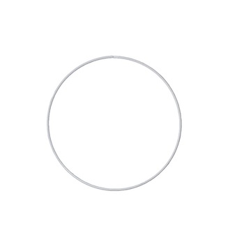 Inel metalic alb pentru capcana de vise, 20 cm ø Inel metalic alb pentru capcana de vise, 20 cm ø