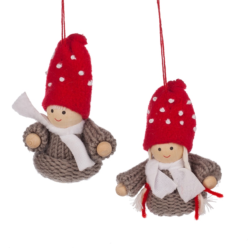 Set 2 figurine hand made brad, EX08