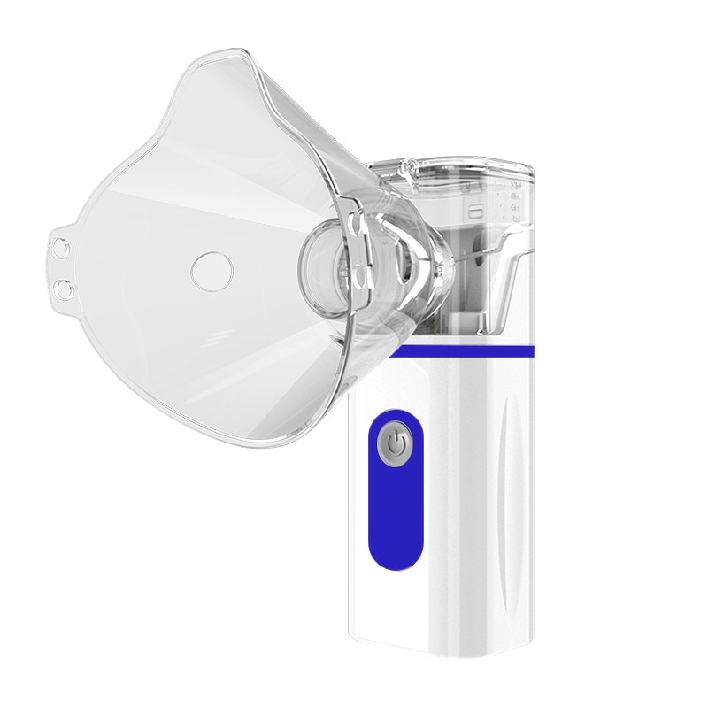 Aparat aerosoli portabil Ysl-N3s, cu tehnologie mesh, nebulizator, silentios, masca copii si adulti, albastru