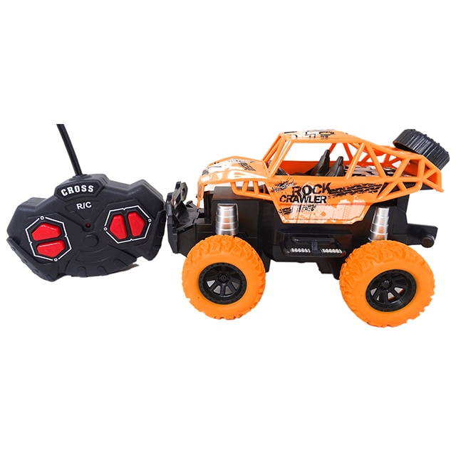 Masina cu telecomanda Salamandra Kids®, Suspensii 2WD, Off Road King Climbing, Scara 1:30, 2.4GHz, Portocaliu