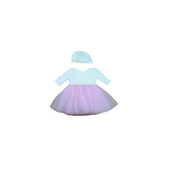 Set 2 piese pentru fete Mini Junior 149006-A1, Multicolor, 1-3 luni Set 2 piese pentru fete Mini Junior 149006-A1, Multicolor, 1-3 luni