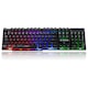 Tastatura compatibila Gaming, 3 zone iluminare RGB, Full Size, US Layout, Black