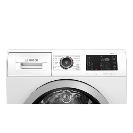 Uscator de rufe Bosch WTWH762BY, Condensare si pompa de caldura, 9 kg, Home Connect, SelfCleaning Condenser, AutoDry, Interior Drum Light, Clasa A++
