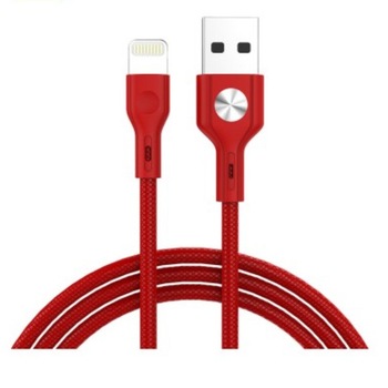 Cablu USB Golf cd leather 3A Rosu Cablu USB Golf cd leather 3A Rosu