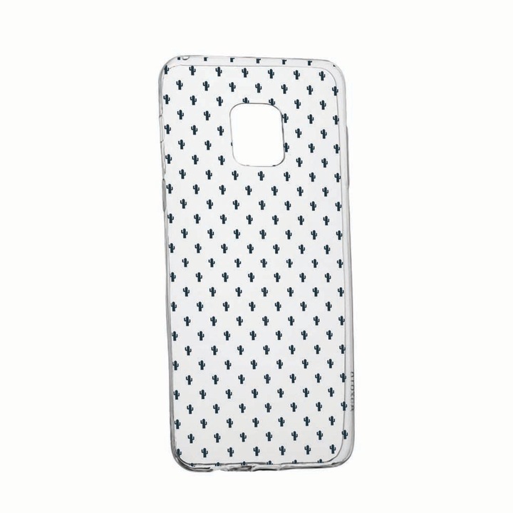 Husa pentru Xiaomi Redmi Note 9, Little Cactus, rezistenta la uzura, anti-alunecare, 83