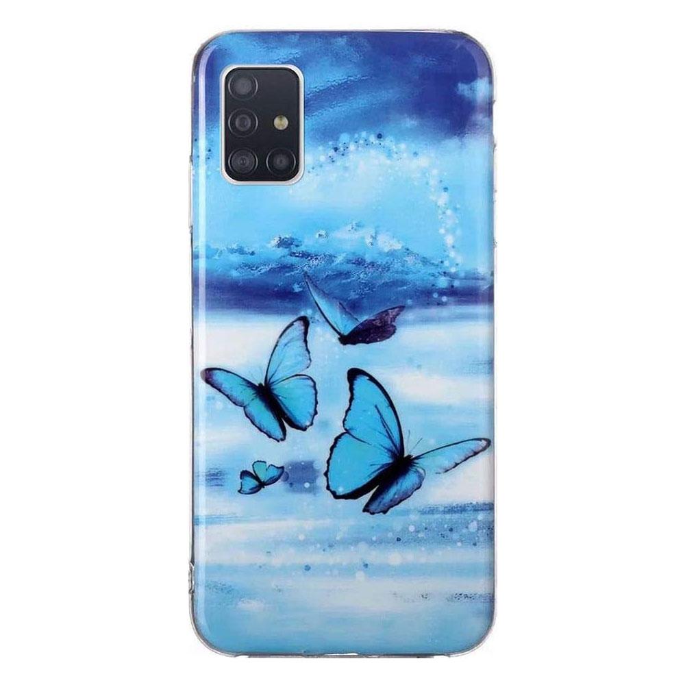 Husa silicon Samsung Galaxy A51 model Sweet Butterflies, Silicon, TPU Viceversa Multicolor