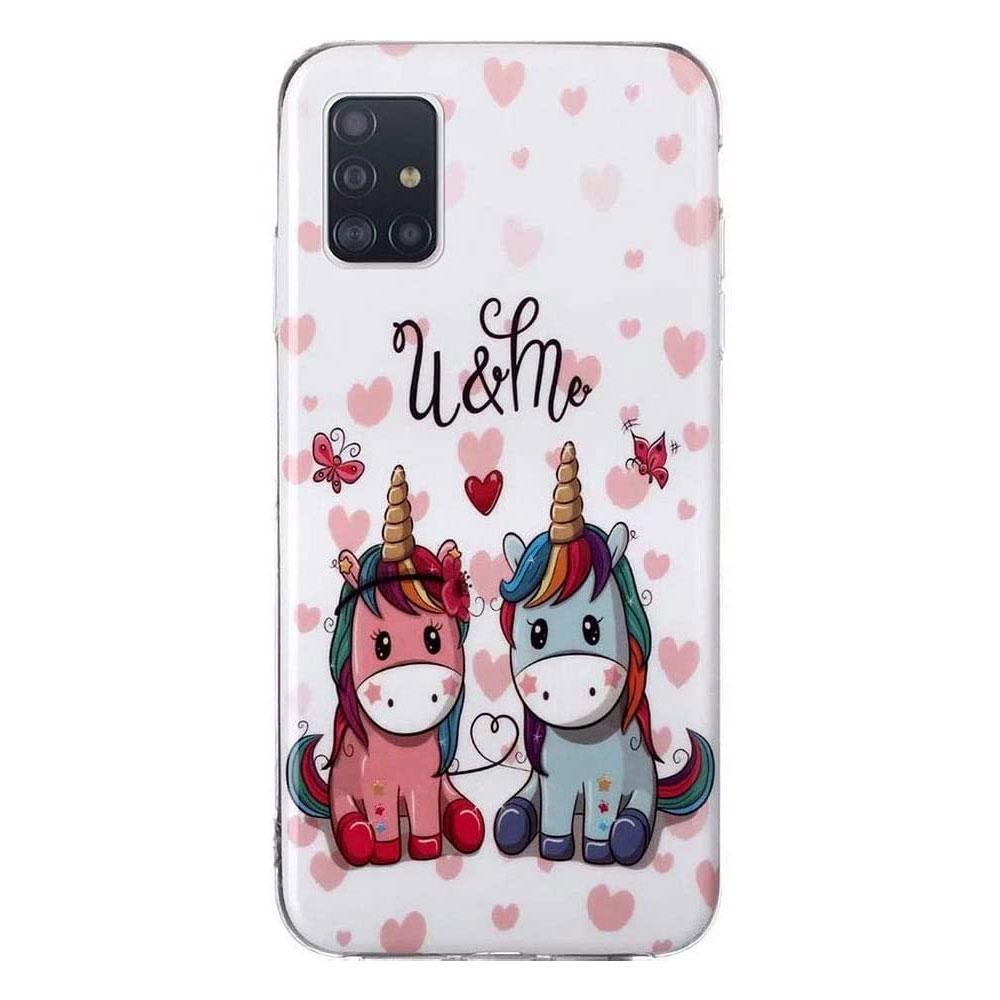 Husa silicon Samsung Galaxy A51 model Love Unicorn, Silicon, TPU Viceversa Multicolor