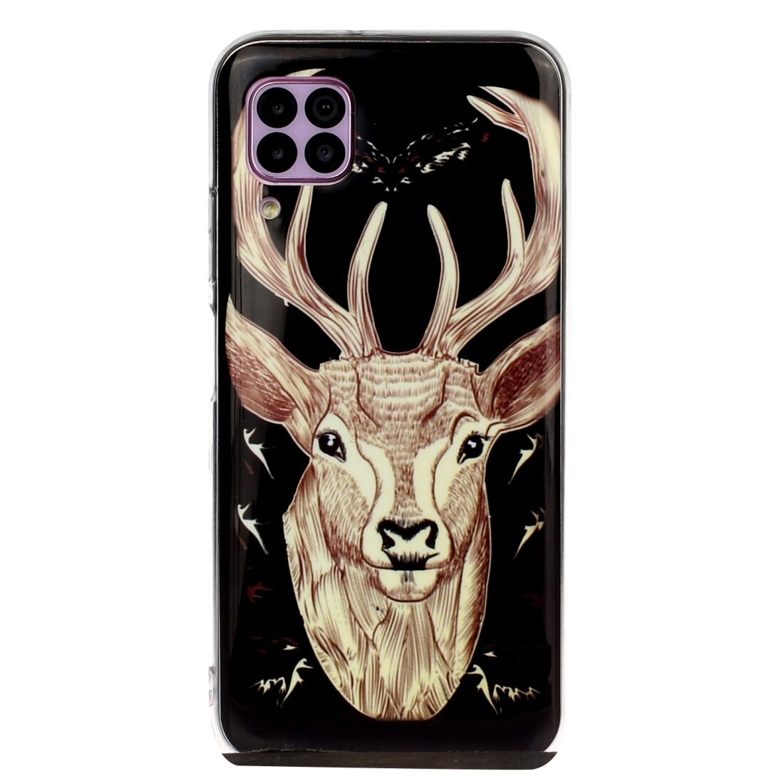 Husa silicon Huawei P40 Lite Fosforescenta model Deer, Silicon, TPU Viceversa Multicolor