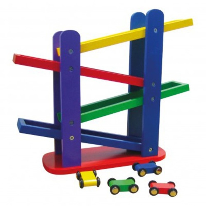 Дървената рампа с коли Bino
