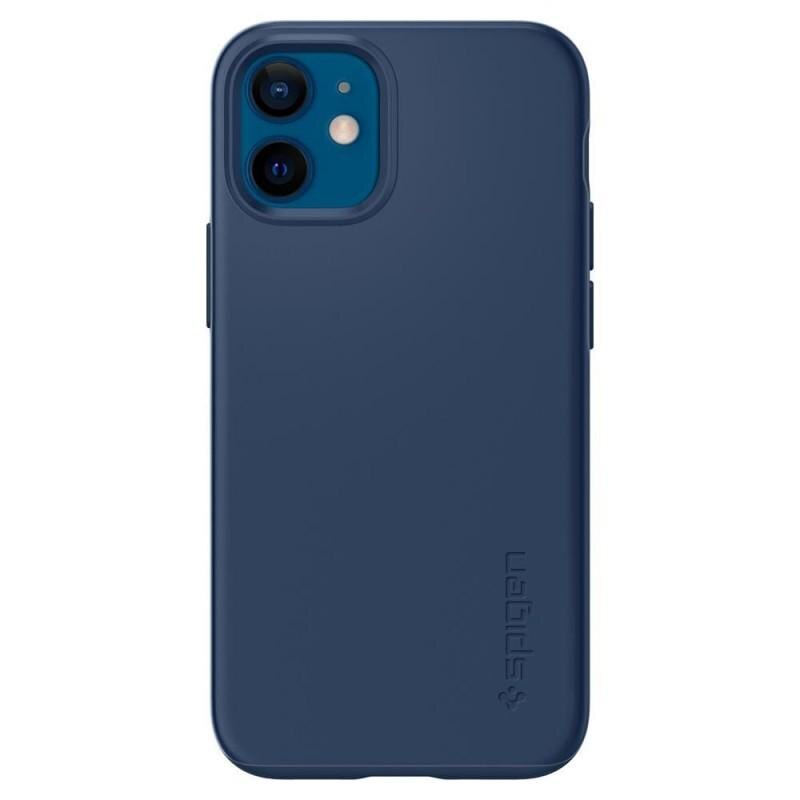 Husa slim Spigen Thin Fit iPhone 12 Mini Navy Blue
