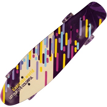 Penny Board Action One cu roti luminoase 22'', ABEC-7, PU, Aluminium, 90 KG LSD Penny Board Action One cu roti luminoase 22'', ABEC-7, PU, Aluminium, 90 KG LSD