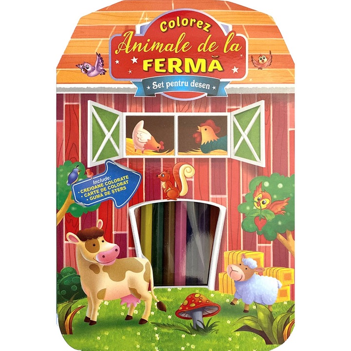 Colorez animale de la ferma - set