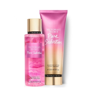 Set Victoria Secret, Pure Seduction, Spray de corp 250 ml si Lotiune de corp 236 ml Set Victoria Secret, Pure Seduction, Spray de corp 250 ml si Lotiune de corp 236 ml