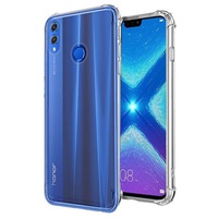 Husa compatibila cu Huawei Honor 8X TPU G-Tech Antishock Transparenta