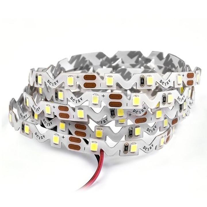 Banda LED S-Type, Optonica, 7.2W, IP20, Lumina Calda, 5 metri