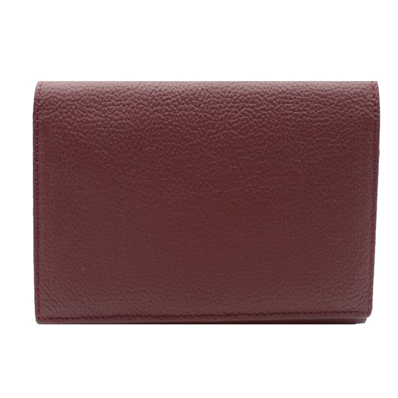 Portofel din piele pentru dama Mini Junior PPP-6, Bordo