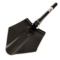 Mini lopata pliabila metalica tip armata cu tarnacop, sapa pentru zapada, gheata, drumetii si pescuit