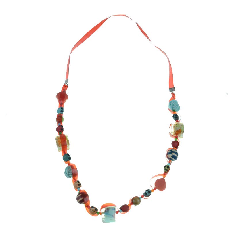 Colier din margele pentru fete Mini Junior CLR-2, Multicolor