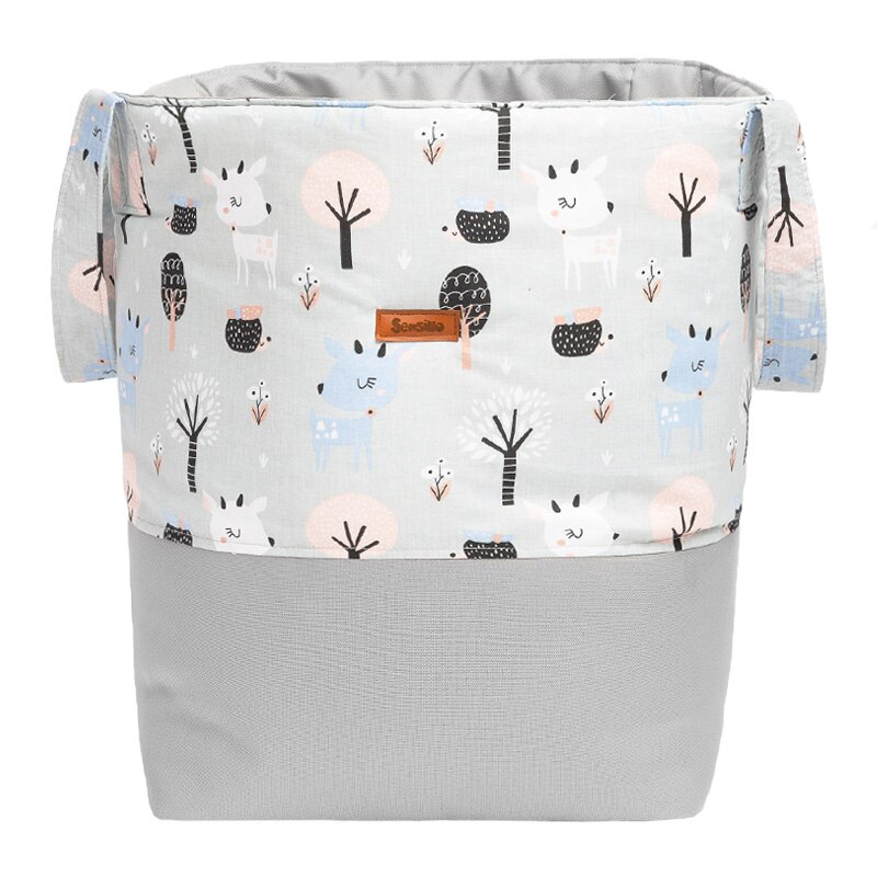 Cos pliabil pentru depozitarea jucariilor 35 x 47 cm Sensillo 386720, Gri