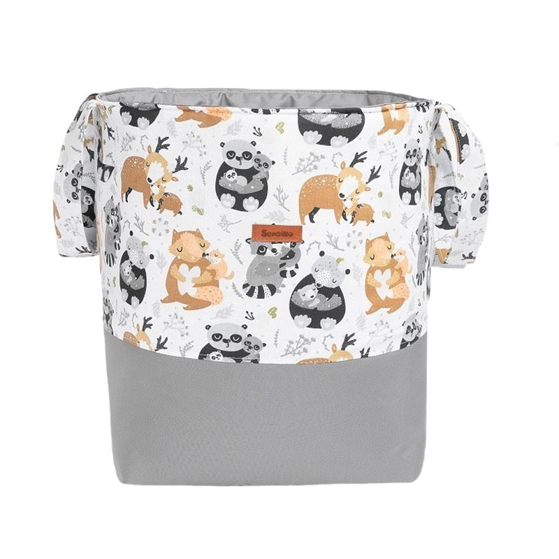 Cos pliabil pentru depozitarea jucariilor 35 x 47 cm Sensillo 386935, Multicolor