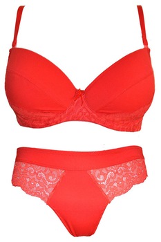 Set de lenjerie de corp VENERASTYLE Evita 04/004, Rosu, 75D Set de lenjerie de corp VENERASTYLE Evita 04/004, Rosu, 75D