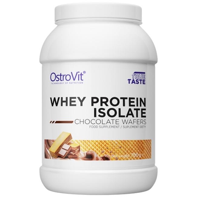 Supliment alimentar OstroVit Whey Protein Isolate, Ciocolata si Vafe, 700 gr