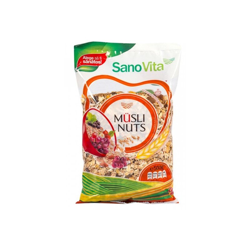 Musli Nuts, Sanovita, 500 g