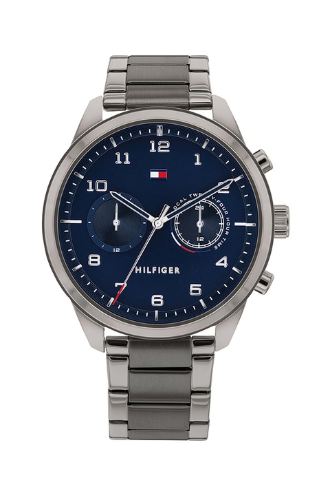 Tommy Hilfiger, Analóg karóra 24h alkijelzőkkel, Sötét ezüstszín