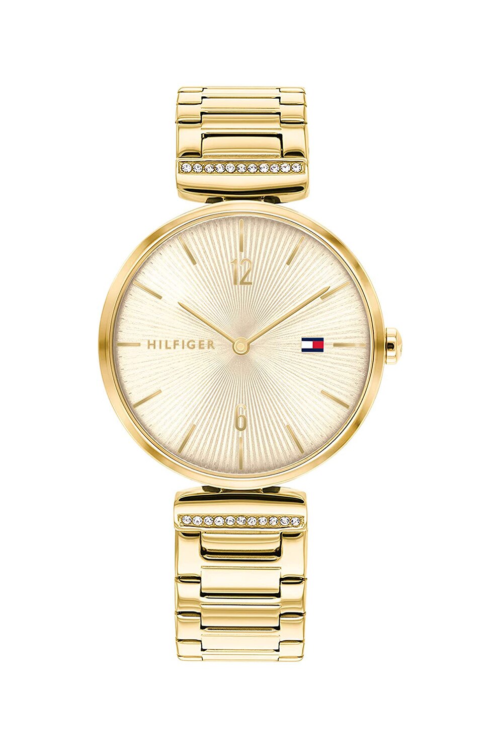 Tommy Hilfiger, Ceas quartz din otel inoxidabil, Auriu