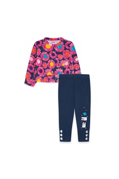 Tuc Tuc, Set de imbracaminte imprimeu floral- 2 piese Bleumarin/Roz, Bleumarin/Roz, 72-74 CM Tuc Tuc, Set de imbracaminte imprimeu floral- 2 piese Bleumarin/Roz, Bleumarin/Roz, 72-74 CM