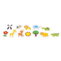 Animale magnetice, MT MALATEC, figurine educative pentru copii, set 12 magneti de frigider