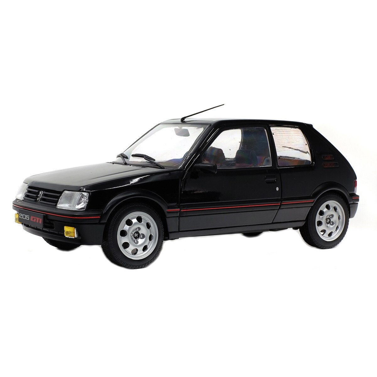 Macheta auto Peugeot 205 GTi MK2 (1990), 1:18, Negru, Solido