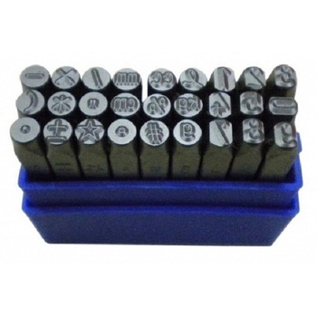 Set 27poansoane cu numere si caractere 6mm, Bass Polska Set 27poansoane cu numere si caractere 6mm, Bass Polska