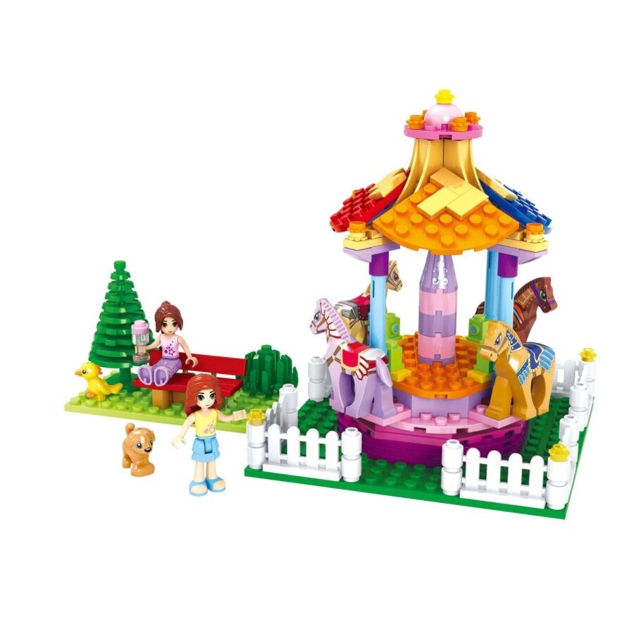 Set constructie magazin de dulciuri, 84 piese