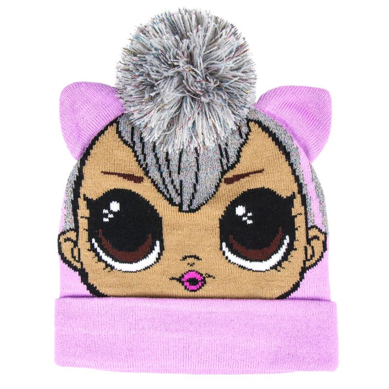 Caciula cu ciucur pentru fetite, LOL Surprise, multicolor