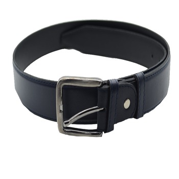 Curea din piele 125 cm pentru barbati Mini Junior PPP-17-1, Bleumarin Curea din piele 125 cm pentru barbati Mini Junior PPP-17-1, Bleumarin