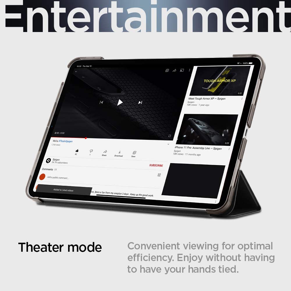 Husa Spigen Smart Fold compatibila cu iPad Air 4 2020 / 5 2022 Black
